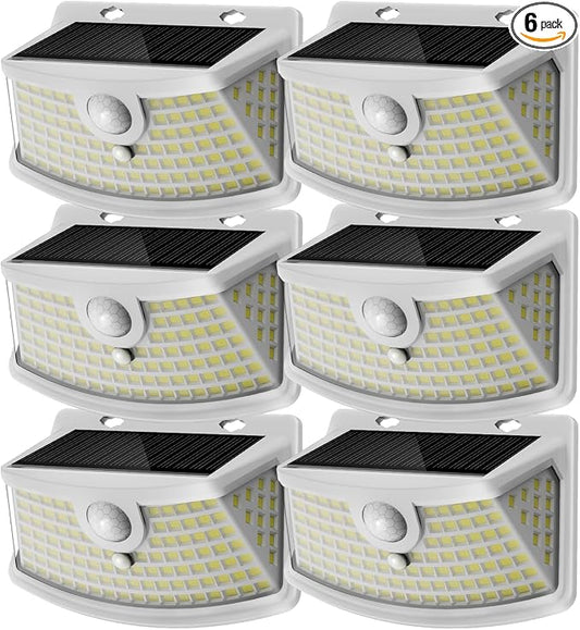 Aootek New Solar Motion Sensor Lights 120 LEDs by Lightupeveryconer