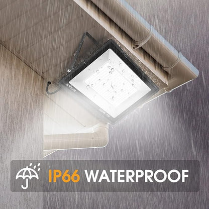 XYCN 150W LED Flood Light Outdoor, 2 Pack 15500LM Super Bright Security Light - Image 2