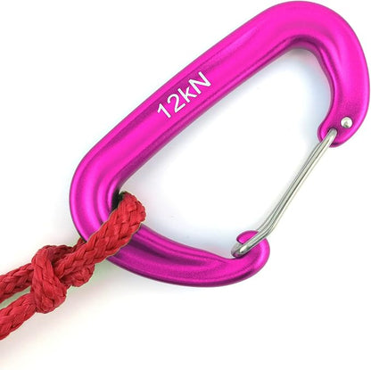 12kN 3.2"x2" Heavy-Duty Carabiner Clips - Image 5