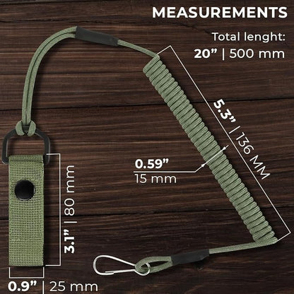 TECEUM Tactical Pistol Lanyard – 3+ Colors – Equipment Accessories - Image 3
