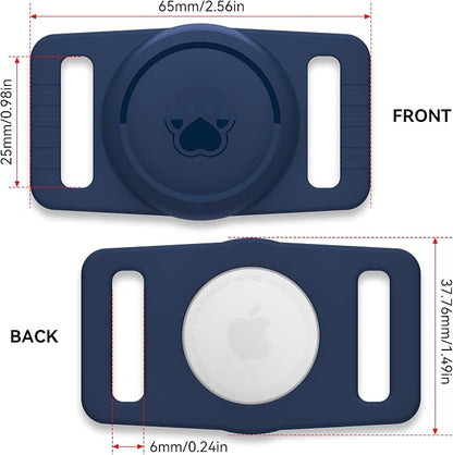 GOCII for Airtag Dog Collar Holder 2 Pack, Waterproof Dog Collar Holder for - Image 3