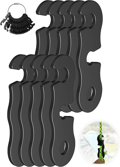 Rope Tensioner Aluminum Alloy Camping Tent Guyline Cord Adjuster Camping of Gear by NACETURE