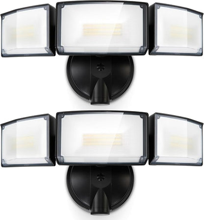 LUTEC 75W 8000 Lumen Floods Light Outdoor, Switch Controlled LED Security Lights by LUTEC