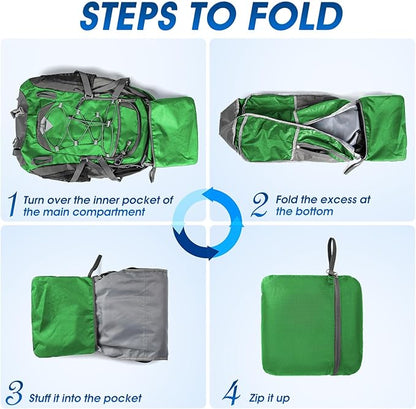 IGOLUMON Hiking Backpack 40L Packable Lightweight Camping Backpack Men Women - Image 6
