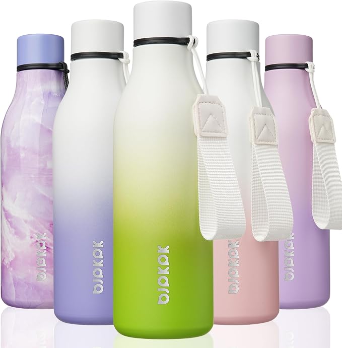 BJPKPK Insulated Water Bottles, 18 oz Stainless Steel Metal Water Bottle by BJPKPK
