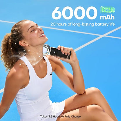 6000mAh Portable Handheld Fan - Image 4