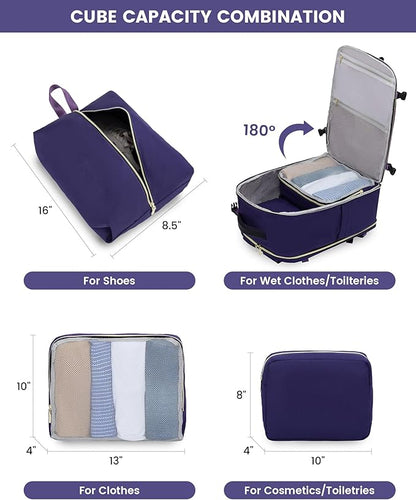 LOVEVOOK Large Travel Backpack for Women, TSA Carry on Backpack for Airplanes - Image 4