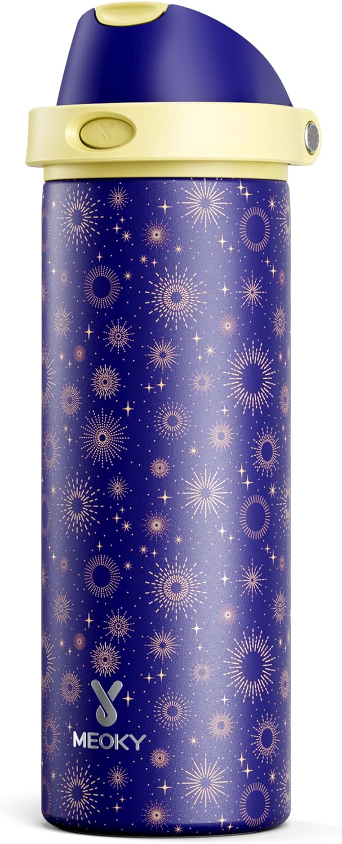 24 oz Insulated Water Bottle for Men: Meoky Stainless Steel Water Bottle by MEOKY
