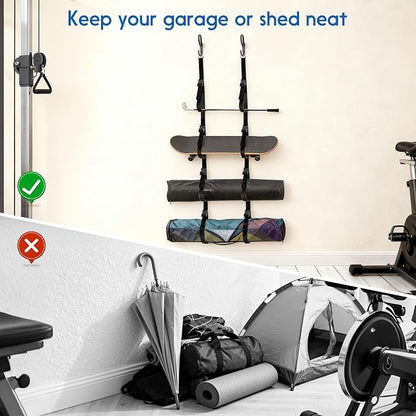 Camping Chair Wall Storage for Garage, Wall Storage Rack, Mounted Organizer - Image 6