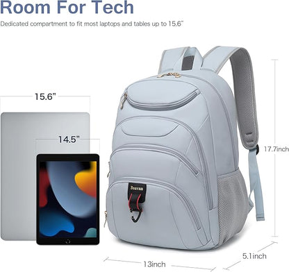 Boavan Laptop Backpack for women, 15.6 inch Laptop Bag - Image 3