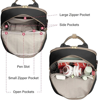 LOVEVOOK Laptop Backpack for Women Men 15.6 Inch Laptop Bag - Image 3