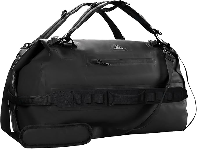 Haimont Large Waterproof Duffel Backpack Roll-Top Heavy Duty Dry Duffle Bag by Haimont