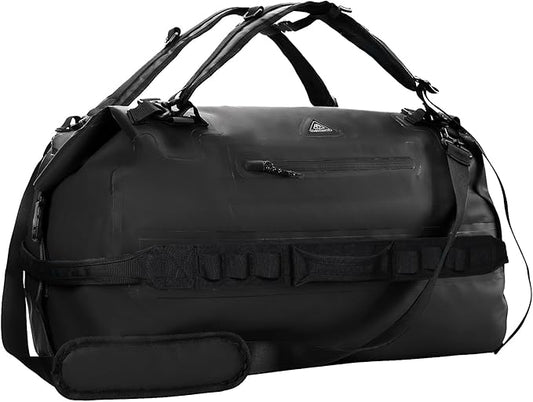 Haimont Large Waterproof Duffel Backpack Roll-Top Heavy Duty Dry Duffle Bag by Haimont