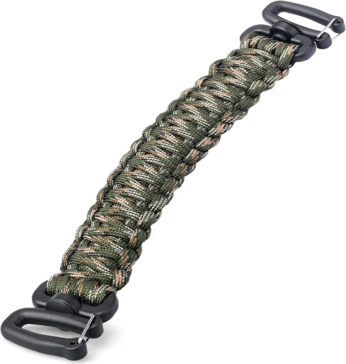 Tactical Paracord Handle，9-core Weaving Paracord Strap by PITOZER