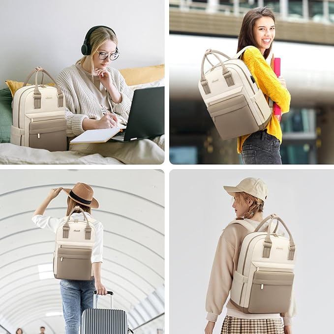 LOVEVOOK Laptop Backpack for Women 14 Inch Laptop Bag - Image 6