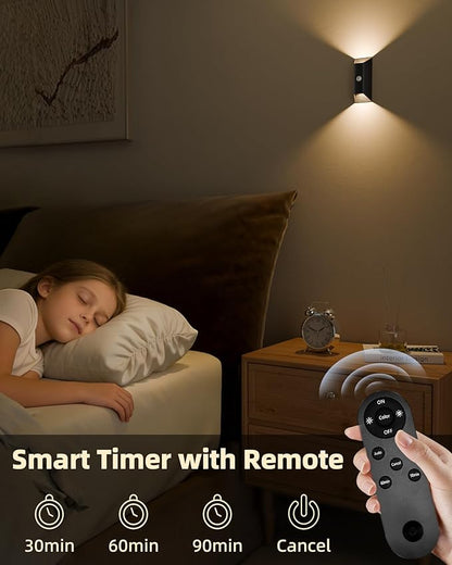 EZVALO Motion Sensor Wall Lights, 4000mAh Rechargeable Battery Operated Wall - Image 6
