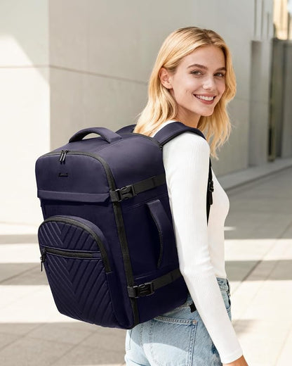 LOVEVOOK 40L Travel Backpack for Women Men, TSA Personal Item Travel Bag Fits - Image 2