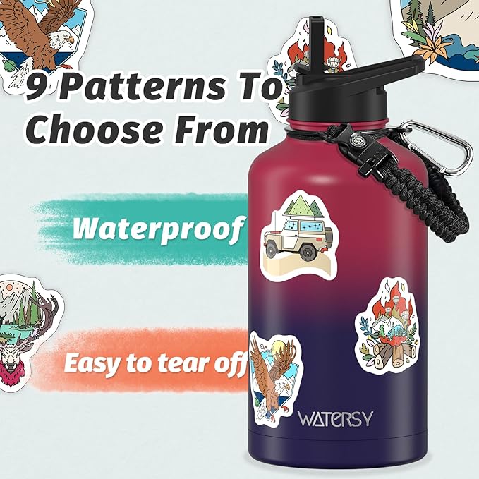 64oz Insulated Water Bottle, BPA Free&Leak Proof, Half Gallon Stainless Steel - Image 4