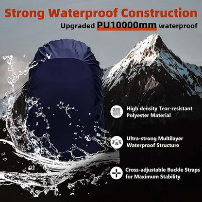 Frelaxy Waterproof Backpack Rain Cover, 10000mm Waterproof Level, Upgraded - Image 2
