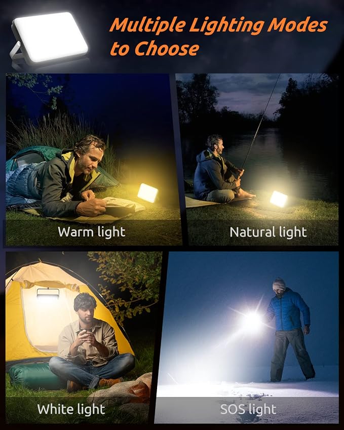 Eventek LED Camping Lantern Rechargeable, 20000mAh Portable Camping Lights up - Image 3