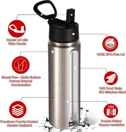 Volhoply 24oz Insulated Water Bottle - Image 5