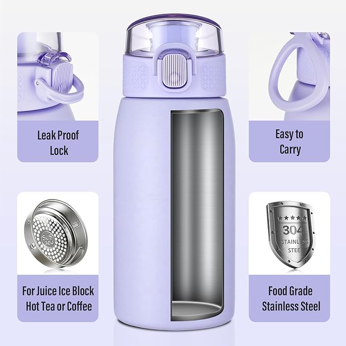 Insulated Water Bottle 12 oz - Image 4