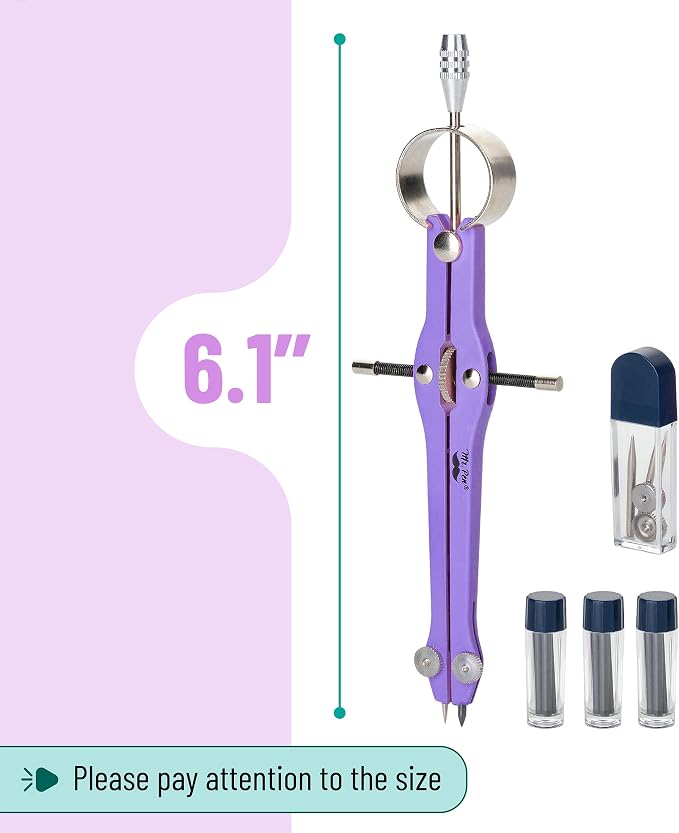Mr. Pen- Professional Compass for Geometry, Metal Compass - Image 3