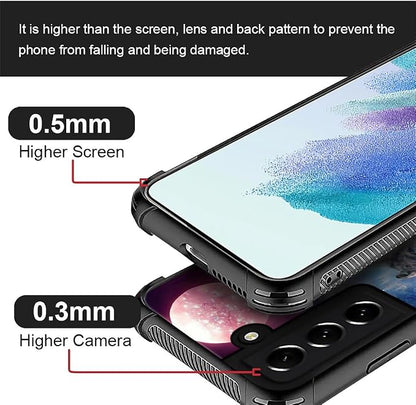 for Samsung Galaxy S21 FE Case, Star Two Wolfs Howling Pattern Graphic Design - Image 4