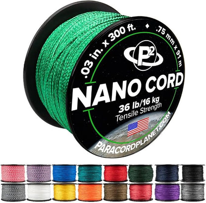 Paracord Planet Nano Cord –Lightweight Nylon Nano Paracord – Great by ParacordPlanet