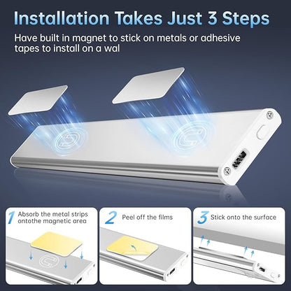 Under Cabinet Lighting, 5 Pack Rechargeable Motion Sensor Light Indoor - Image 6