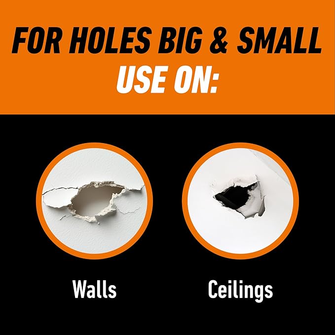 Gorilla Wall Repair Kit Featuring Gorilla Heavy Duty Wall Repair Spackling + - Image 3