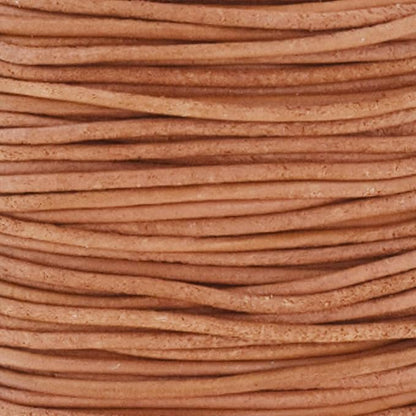 Mandala Crafts Round Genuine Rust Leather Cord - Image 3