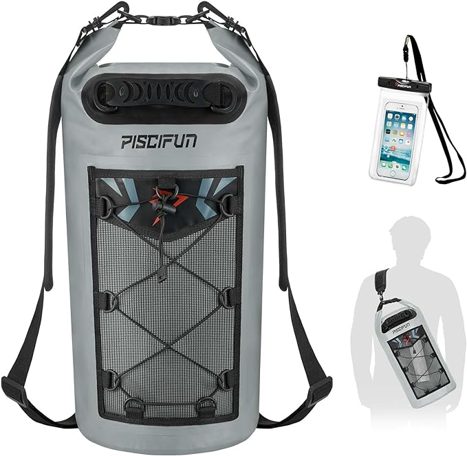 Piscifun Dry Bag, Waterproof Floating Backpack 10L/20L/30L/40L by Piscifun