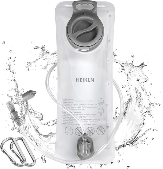 HEIKLN Hydration Bladder 1.5L-2L-2.5L-3L, Leak Proof Water Reservoir, BPA Free by HEIKLN