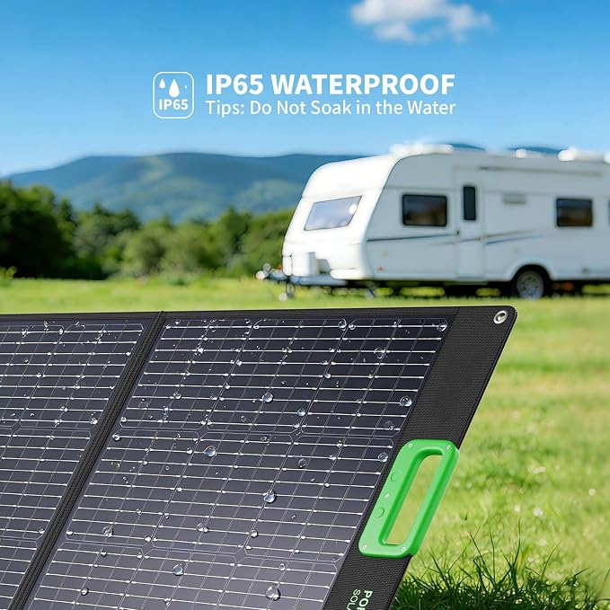 100W Portable Solar Panel for Power Station Generator, 20V Foldable Solar Cell - Image 6