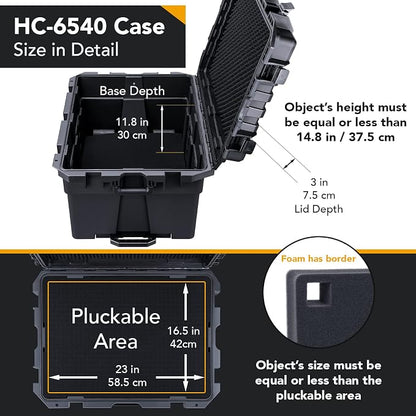 Lykus HC-6540 Large Waterproof Hard Case - Image 3