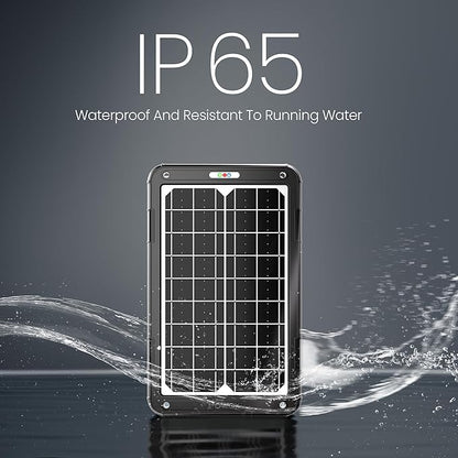 POWOXI 12V Solar Car Battery Charger: 15W Solar Panel Kit Battery Trickle - Image 5