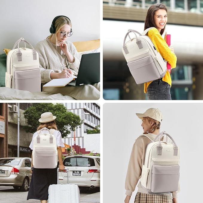 LOVEVOOK Laptop Backpack for Women 15.6 Inch Laptop Bag - Image 6