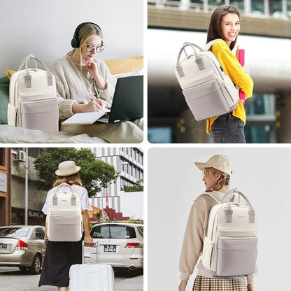 LOVEVOOK Laptop Backpack for Women 15.6 Inch Laptop Bag - Image 6