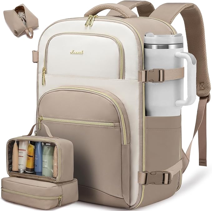 LOVEVOOK Travel Essentials Carry on Backpack 40L Travels Backpack by LOVEVOOK