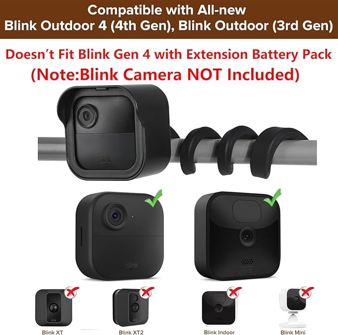 delilyn Flexible Twist Mount for All-New Blink Outdoor 4 & Blink Outdoor - Image 2