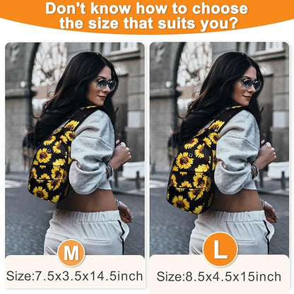 Pritent Crossbody Bags for Women Men Trendy Sling Bag Backpack Casual Chest Bag - Image 6