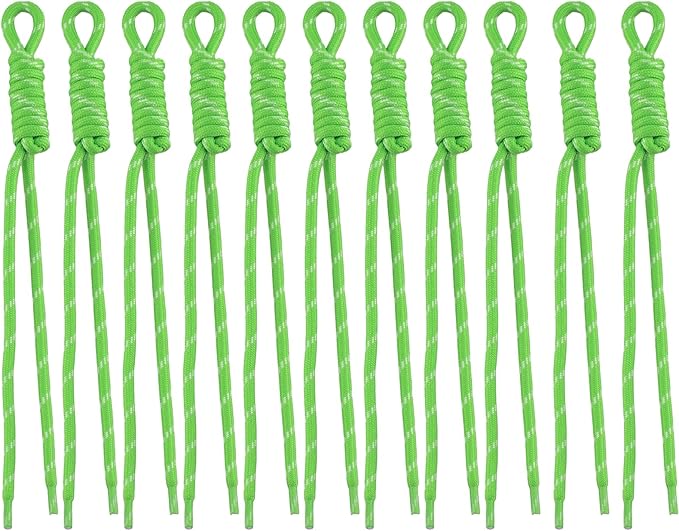 Paracord Keychain Paracord Bag Charm 12pcs Braided Nylon Rope Keychain Cord by Cmidy