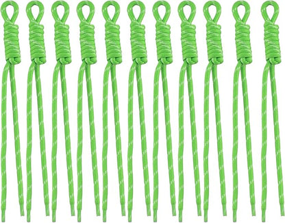 Paracord Keychain Paracord Bag Charm 12pcs Braided Nylon Rope Keychain Cord by Cmidy