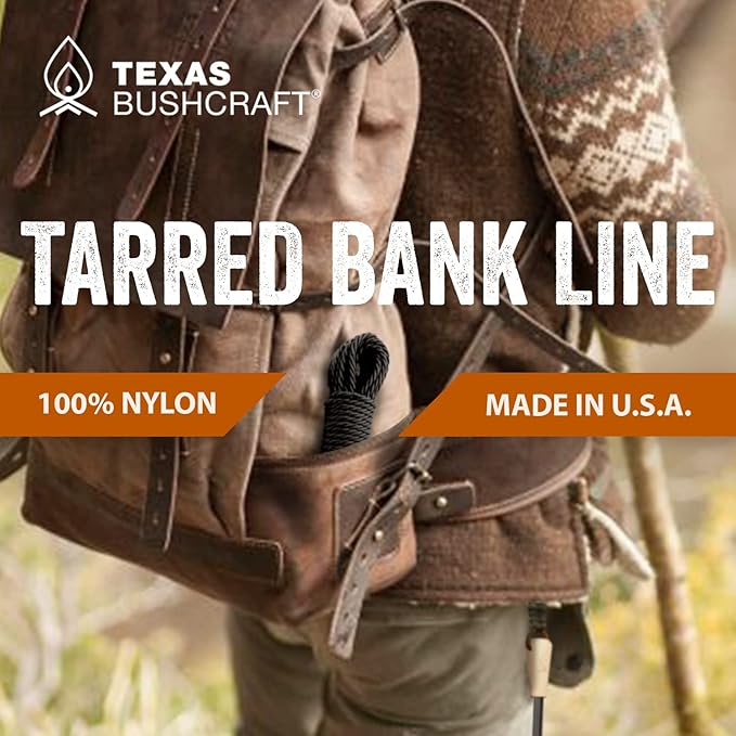 Texas Bushcraft Tarred Bank Line Twine - Image 3