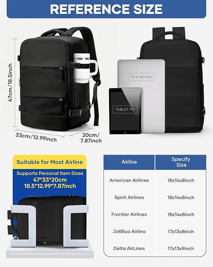 Vacuum Backpack Travel with Pump, Large Travel Backpack with Vacuum System - Image 6