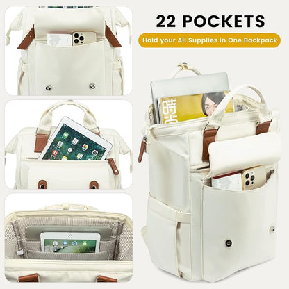LOVEVOOK Laptop Backpack for Women Work Travel, Large Capacity Computer - Image 3
