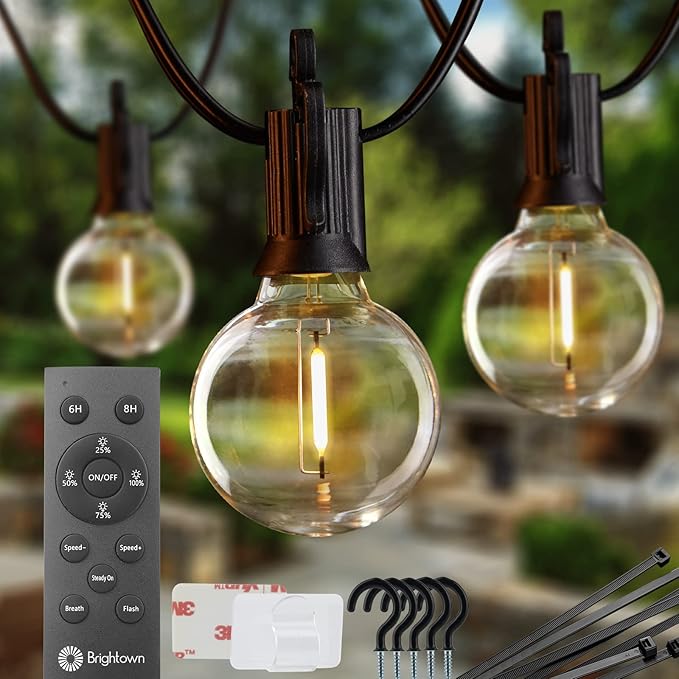 Brightown Led String Lights Outdoor 38Ft by Brightown