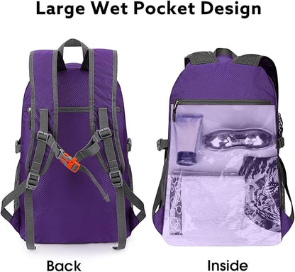 G4Free 40L Lightweight Packable Hiking Backpack, Waterproof Travel Daypack - Image 2