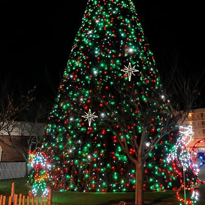 75.8 FT 200 LED Red and Green Christmas Lights Indoor Outdoor, Timer & Memory - Image 4